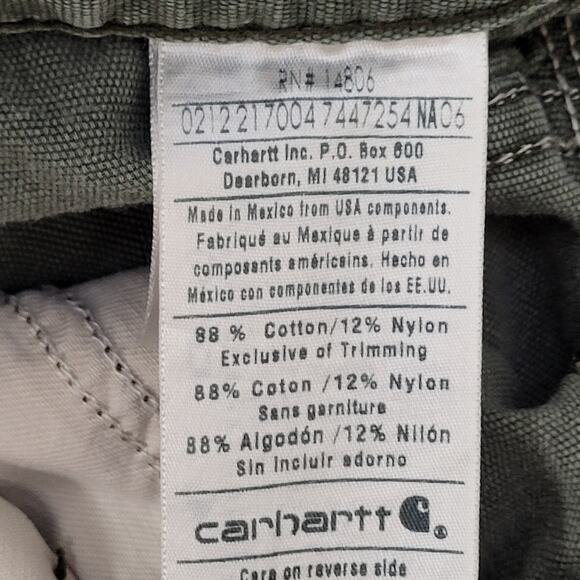 Carhartt Carpenter Pants 32x28 Distressed Faded Workwear Streetwear - Picture 15 of 16